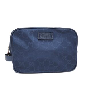 Gucci Nylon Clutch Bag,Pouch Navy | Luna Bags