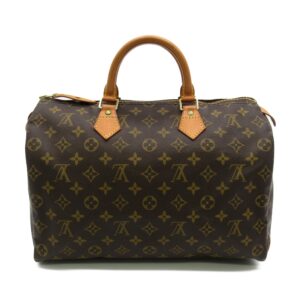 Louis Vuitton Speedy 35 handbag Brown Monogram PVC coated canvas M41524 | Luna Bags