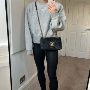 Gucci GG Torchon Pink Marmont Small Shoulder Bag | Luna Bags