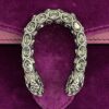 GUCCI - Dionsysus Super Mini - Purple Velvet w/ Removable Chain Crossbody Strap | Luna Bags - Image 7