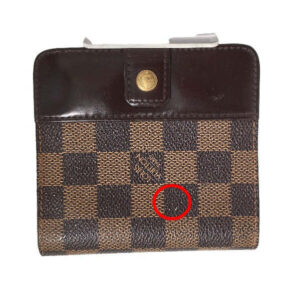 LOUIS VUITTON Bifold Wallet N61668 Damier canvas Brown Wallet with pocket zipper for cards Damier Compact zip unisex(Unisex) Used | Luna Bags