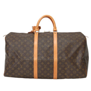 LOUIS VUITTON Boston Duffel bag M41424 Monogram canvas Brown Monogram Keepall 55 | Luna Bags