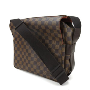 LOUIS VUITTON Shoulder Bag N45255 Damier Brown Naviglio mens Used | Luna Bags