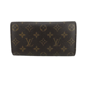 LOUIS VUITTON Long Wallet Purse M61734 Monogram canvas Brown Long Wallet with Zipper Monogram Portefeuille Sara Women(Unisex) Used | Luna Bags