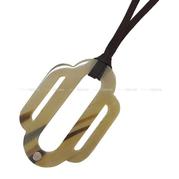 HERMES necklace Attelage Buffalo Horn | Luna Bags