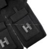 HERMES Knit Ladies Blouson H logo pocket over knit zip up Noir (Black) Wool/Lambskin 36 Silver | Luna Bags - Image 5