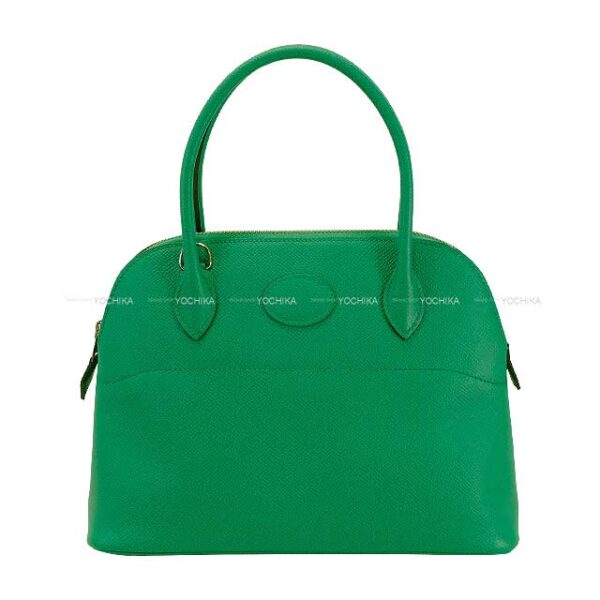 HERMES Shoulder bag Bolide27 Vert Jade Veau Epsom Silver HW Stamp | Luna Bags
