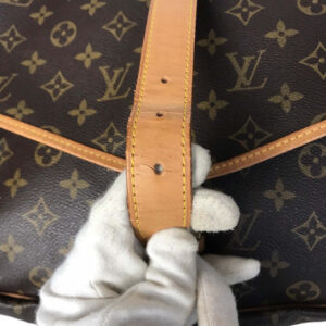 LOUIS VUITTON Shoulder Bag M42254 Monogram grass leather Brown 2WAY sling bag Monogram Sauhr 35 | Luna Bags