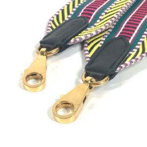 HERMES Shoulder strap Canvas / leather multicolor Sangle Kaval Women Used | Luna Bags