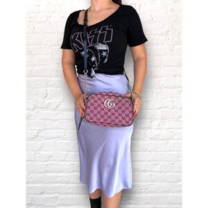 Gucci GG Canvas Small Marmont Matelassé Crossbody Bag | Luna Bags