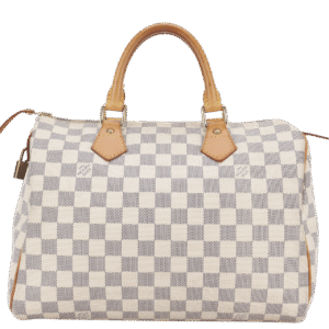 LOUIS VUITTON N41370 SPEEDY 30 DAMIER AZUR WITH LOCK ONLY NO KEY | Luna Bags