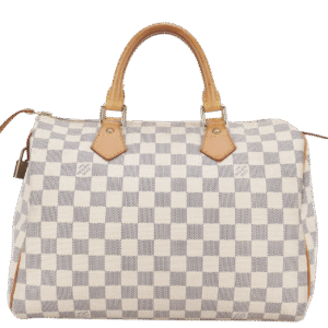 LOUIS VUITTON N41370 SPEEDY 30 DAMIER AZUR WITH LOCK ONLY NO KEY | Luna Bags