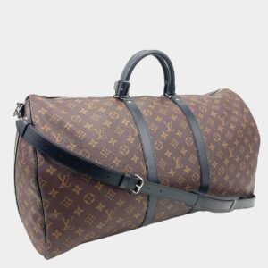 Louis Vuitton Monogram Macassar Keepall Bandoulière 55 | Luna Bags
