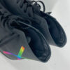 LOUIS VUITTON sneakers leather black Rainbow logo 8.5 | Luna Bags - Image 8