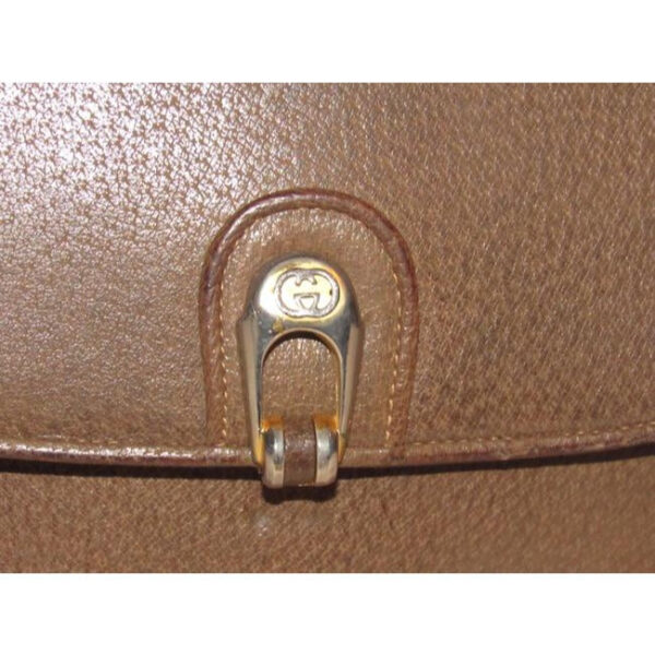 Gucci Vintage Pursesdesigner Purses Brown Leather Shoulder Bag | Luna Bags