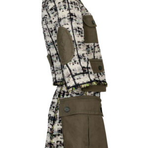 LOUIS VUITTON 2010 Tweed Two Piece Green | Luna Bags