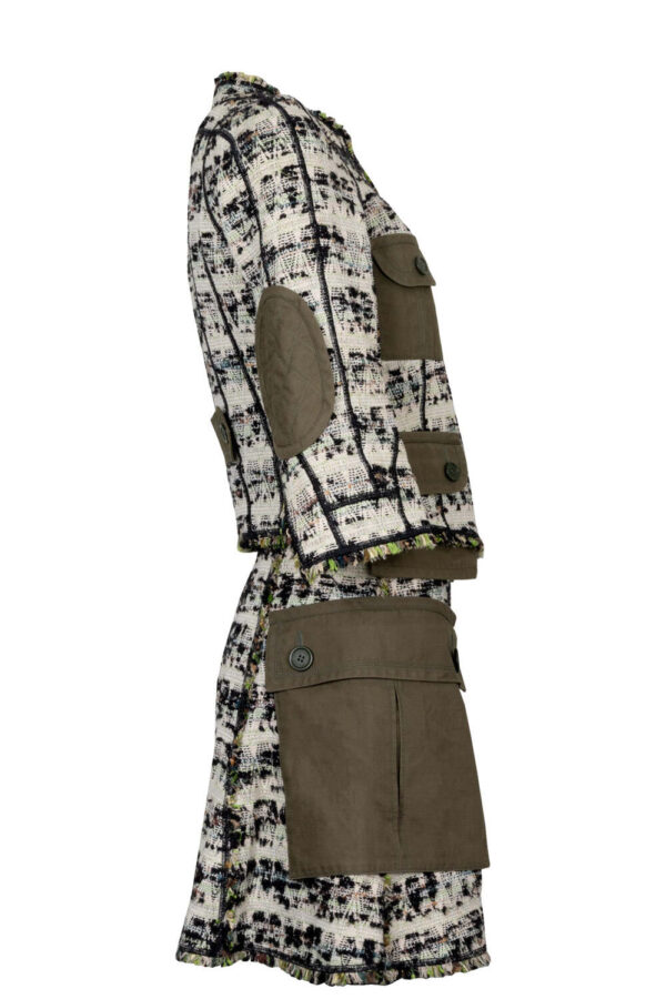 LOUIS VUITTON 2010 Tweed Two Piece Green | Luna Bags