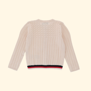Gucci Unisex-Child Cable Knit Sweater, Brand New | Luna Bags