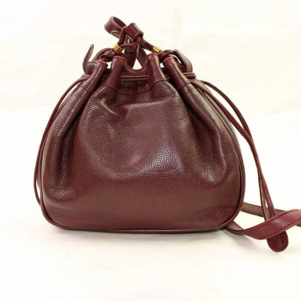 Gucci Bucket Bag Drawstring Burgundy Leather Satchel | Luna Bags