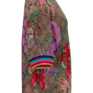 GUCCI Floral GG Knit Brown Multicolor | Luna Bags