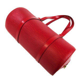 Louis Vuitton Red Leather Soufflot handbag bag | Luna Bags