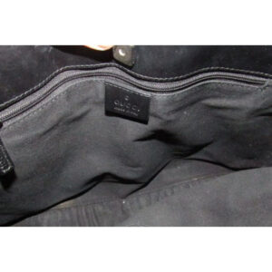 Gucci Webby Gg Satchel Style Black Canvas With Black Large G Logo Print | Luna Bags