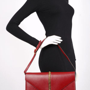 Gucci Womans Sylvie 1969 Shoulder Bag Red Medium | Luna Bags