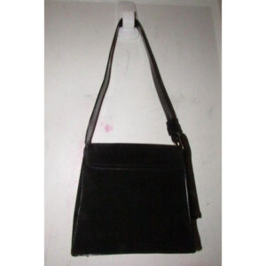 Gucci Vintage Black Suede Shoulder Bag | Luna Bags