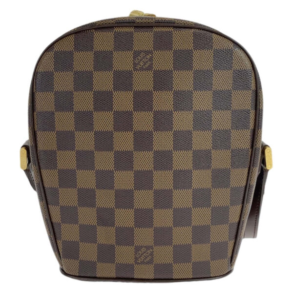 LOUIS VUITTON Shoulder Bag N51294 PVC Brown Gold Metal Crossbody Shoulder Bag Pochette Damier Ipanema PM Women Used | Luna Bags