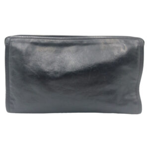 GUCCI Clutch bag leather black Clutch bag business bag Interlocking mens Used | Luna Bags