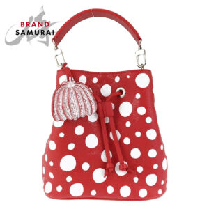 LOUIS VUITTON Shoulder Bag M46413 leather Red Silver Metal LVxYK NeoNoe BB Yayoi Kusama Japan limited model | Luna Bags