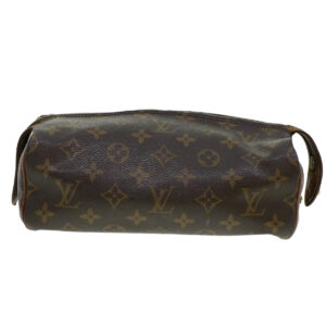 Louis Vuitton Monogram Trousse Patte Pression Cosmetic Pouch M47636 Auth 44836 | Luna Bags