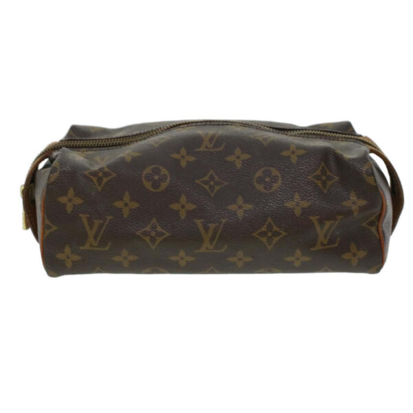 Louis Vuitton Monogram Trousse Patte Pression Cosmetic Pouch M47636 Auth 44837 | Luna Bags