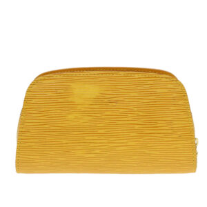 LOUIS VUITTON Epi Dauphine PM Pouch Yellow M48449 LV  44949 | Luna Bags