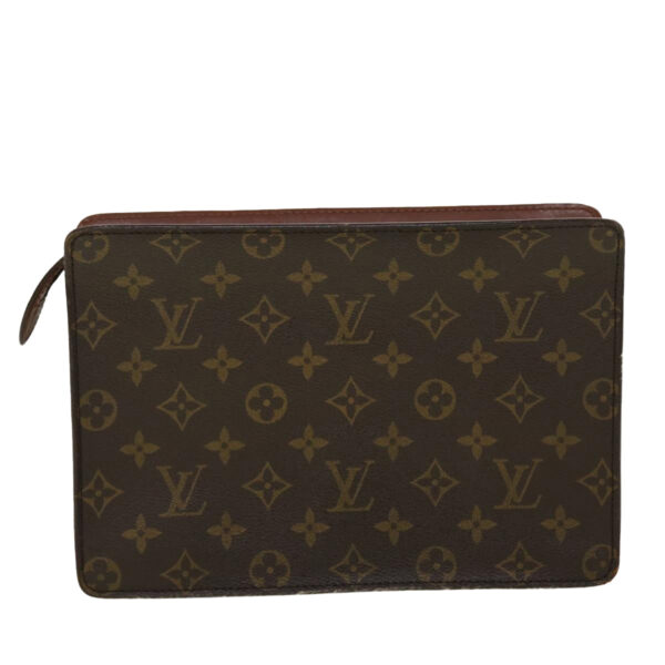 Louis Vuitton Monogram Pochette Homme Clutch Bag M51795 LV Auth 45147 | Luna Bags