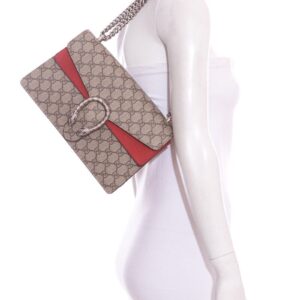 Gucci Dionysus Monogram and Red Suede Crossbody | Luna Bags