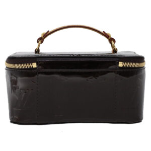 LOUIS VUITTON Monogram Vernis Jewel Case Amarante M91272 LV Auth 46885A | Luna Bags