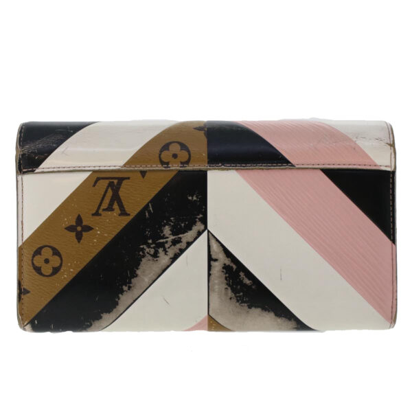 LOUIS VUITTON Monogram Reverse Portefeuille Twist Wallet Pink M64346 Auth 49520 | Luna Bags