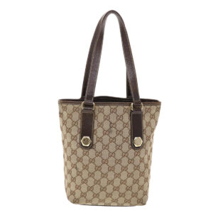 GUCCI GG Canvas Tote Bag Beige 153361  49790 | Luna Bags