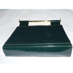 Gucci Vintage Pursesdesigner Purses Green Patent Leather Satchel | Luna Bags