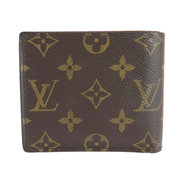 LOUIS VUITTON Bifold Wallet M61675 PVC Brown Folding wallet Compact wallet Monogram Portefeuille Marco mens Used | Luna Bags