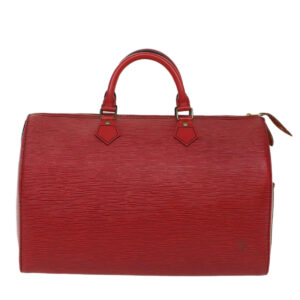 LOUIS VUITTON Epi Speedy 35 Hand Bag Castilian Red M42997 LV Auth 50091 | Luna Bags