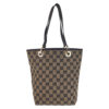 GUCCI Tote Bag 002 1099 GG canvas, leather Beige Black Gold Metal Tote Bag Shoulder Bag Women Used | Luna Bags - Image 10