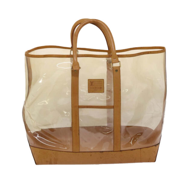 LOUIS VUITTON Isaac Mizrahi ToteBag 100th limited Vinyl Clear M99027 Auth 50143 | Luna Bags