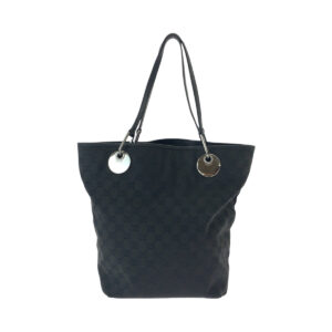 GUCCI Tote Bag 120836 GG canvas black | Luna Bags