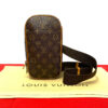 LOUIS VUITTON Sling bag leather Brown Monogram Pochette Gange | Luna Bags - Image 9