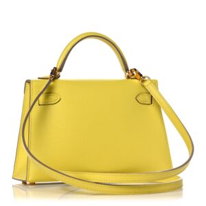 HERMES Epsom Mini Kelly Sellier 20 Lime | Luna Bags