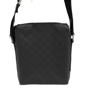 LOUIS VUITTON - Damier Infini Leather Messenger BB - Black Crossbody | Luna Bags