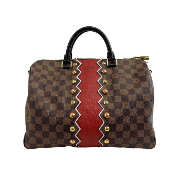 LOUIS VUITTON - LV Damier Ebene Karakoram Speedy Bandouliere 30 w/ Strap | Luna Bags