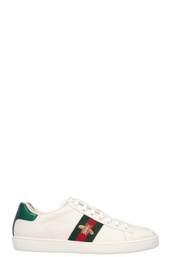 GUCCI Bee Web Low Top Sneaker White | Luna Bags